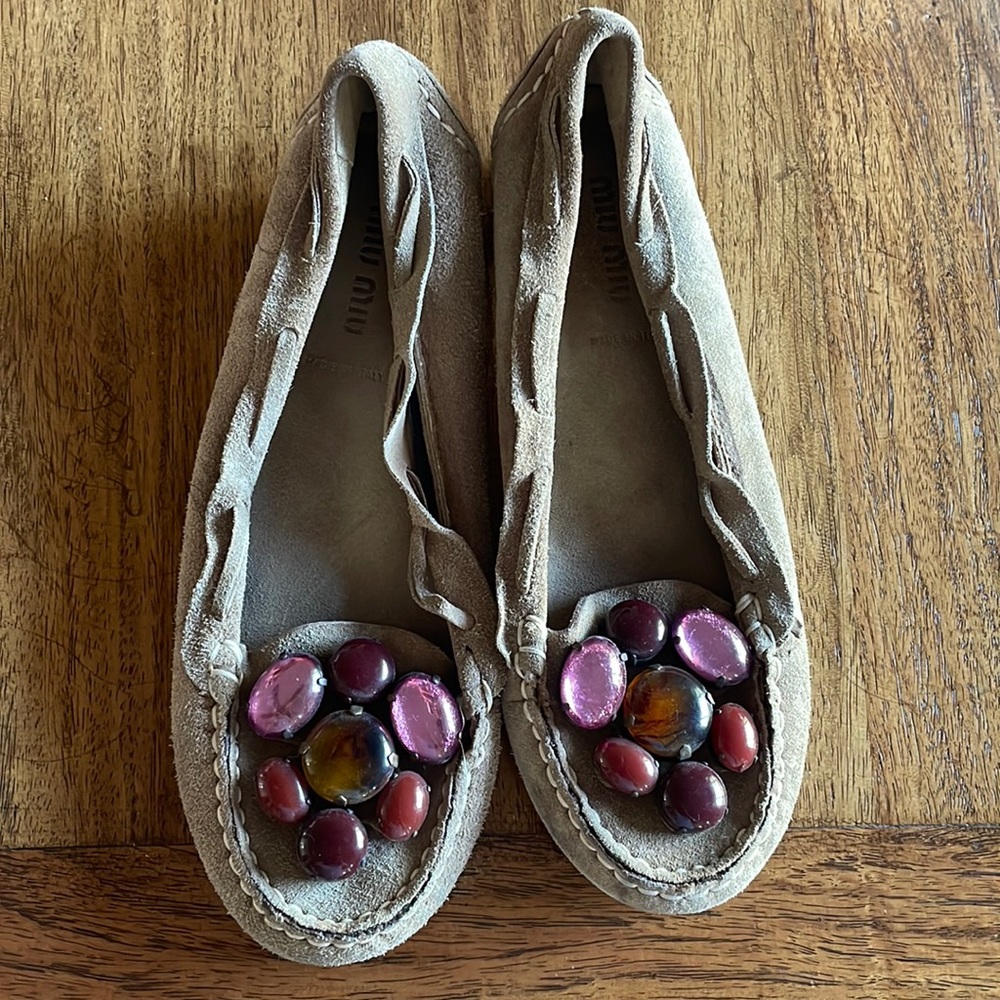 Miu Miu ballet flats. Size 35.